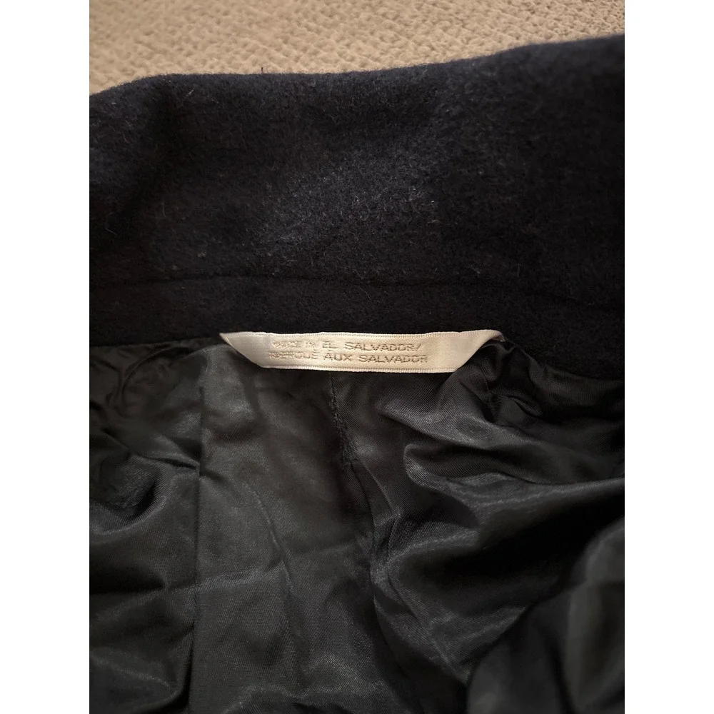 Perry Ellis men's 42R wool blend‎ dress coat black